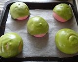 スイカの形　クッキーパン作り方7写真