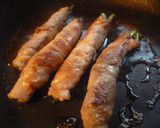 いんげんの甘辛肉巻き♪作り方5写真