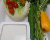 サラダほうれん草と豆腐のサラダ作り方1写真