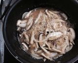 ごぼうとしいたけの味噌たまごとじ作り方2写真