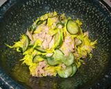 菊とツナの和え物作り方3写真