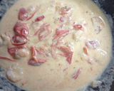 エビとフレッシュトマトのクリームパスタ作り方5写真