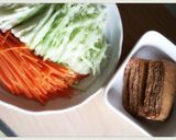キャベツの揚包み煮作り方1写真