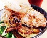 1人分でもプチ贅沢！焼きナス肉うどん♡作り方6写真