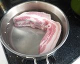 梅黒酢風味で♪ とろとろ~豚の角煮♡作り方2写真