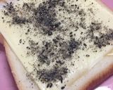 大きいスライスチーズでおやつトースト作り方3写真