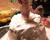 元祖!アナと雪の女王ケーキドールケーキ作り方7写真