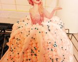 元祖!アナと雪の女王ケーキドールケーキ作り方11写真