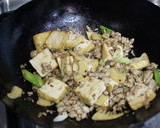 厚揚とひき肉の豆鼓醬(トウチジャン)炒め作り方6写真