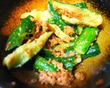 自家製鶏みそでピリ辛たたき胡瓜おつまみ作り方4写真