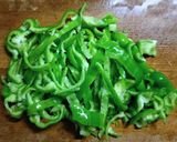白菜と ピーマン 椎茸 舞茸の オイスタースープ作り方3写真