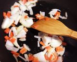 冷やご飯 de リゾット風作り方1写真
