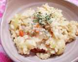冷やご飯 de リゾット風作り方4写真