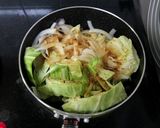 簡単　新玉ねぎと春キャベツの肉じゃが風作り方2写真