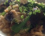 揚げ茄子とオクラのみぞれ煮のせ素麺作り方3写真