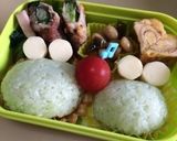 親子のカエルちゃん キャラ弁☆作り方2写真