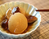 大根と椎茸のオイスターソース煮作り方4写真