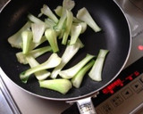 イカとちんげん菜のオイスター炒め☆作り方3写真