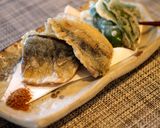 鯵とピーマンの天ぷら　五香粉塩作り方6写真