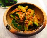 自家製鶏みそでピリ辛たたき胡瓜おつまみ作り方5写真