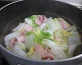 白菜とベーコンのコンソメ蒸し作り方5写真
