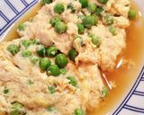 我が家の『うすいえんどう卵とじ♪』作り方10写真