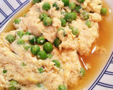 我が家の『うすいえんどう卵とじ♪』作り方10写真