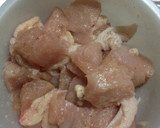鶏むね肉とちんげん菜の炒めもの作り方3写真