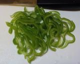 アンチョビのピーマン炒め作り方1写真