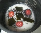 黒米と梅の炊き込みご飯作り方2写真