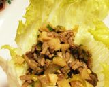 糖質制限！ひき肉のレタス包み作り方6写真