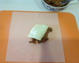 残ったカレーで焼き春巻き✨作り方2写真