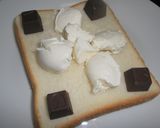 チョコチーズトースト作り方1写真