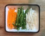 お弁当に!野菜の肉巻き作り方1写真