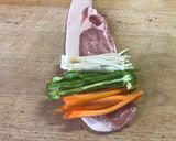 お弁当に!野菜の肉巻き作り方2写真