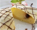簡単☆HMと市販プリンでプリンクレープ作り方6写真