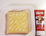 練乳とケーキシロップのあまあまトースト作り方2写真