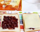 小倉餡チーズのスイーツトースト喫茶店の味作り方2写真