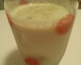 グリーンスムージー牛乳割り作り方3写真