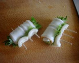 お弁当やおつまみに!!　ちくわのしそ巻き作り方2写真