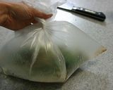 手を汚さずにおかひじきともやしのおひたし作り方3写真