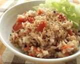 2分で完成！福神漬のカレー風味まぜ寿司作り方3写真