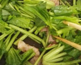 簡単中華＊ほうれん草のベーコン炒め＊作り方4写真