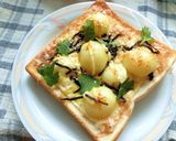 新じゃが旨ぁ　塩昆布おかか和トースト作り方8写真
