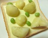 紫蘇香る❀ 新じゃが×枝豆の和トースト作り方6写真