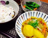 挽肉で♬カレー肉じゃが作り方5写真