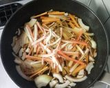 ヘルシー*厚揚げの野菜あんかけ作り方2写真