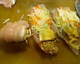 簡単☆鶏ささみの野菜巻き作り方3写真