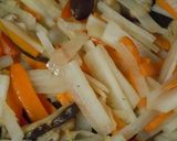 ベーコンと根菜の塩麹炒め作り方4写真
