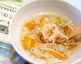 残ったカオマンガイライスで♪スープ茶漬け作り方3写真